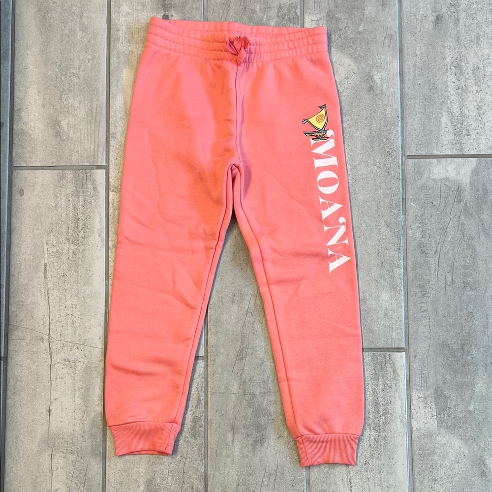 Disney Moana Coral Sweatpants Girls 6/6X